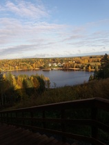 Eläkkeensaajat testasivat kuntoportaat 8.10.2019.